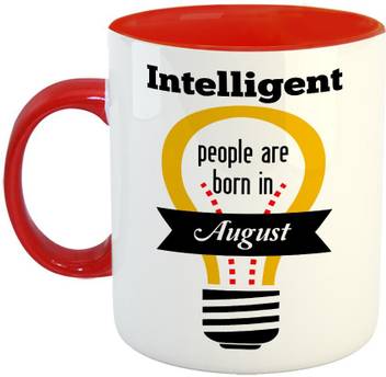 Furnish Fantasy Intelligent People Are Born In August Coffee Best Gift For Birthday Color Red 0394 Ceramic Coffee Mug Price In India Buy Furnish Fantasy Intelligent People Are People from england are english.