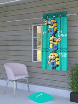Minions 147 Cm 4 Ft Polyester Window Curtain Single Curtain Buy Minions 147 Cm 4 Ft Polyester Window Curtain Single Curtain Online At Best Price In India Flipkart Com