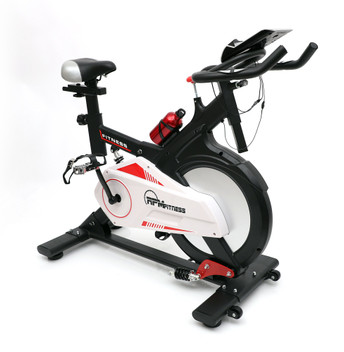 fitplus power advanced stationary fitness exercise spin bike