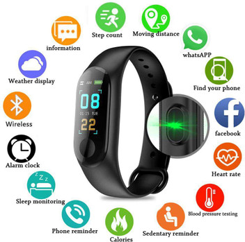 m3 smart band with heart rate sensor