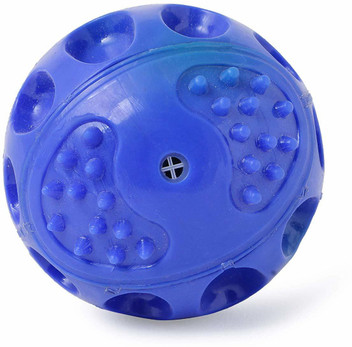 blue rubber ball