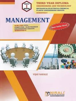 Management Msbte S I Scheme Semester Vi 6 Third Year Diploma Civil Mechanical Electronics Electrical Automobile Computer It Chemical Engineering Branch Buy Management Msbte S I Scheme Semester Vi 6 Third