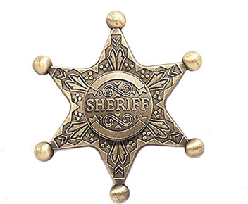 sheriff badge fidget spinner