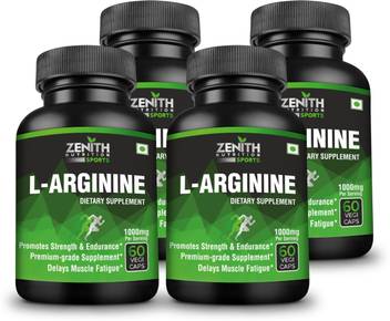 Zenith Nutrition L Arginine 1000mg Price In India Buy Zenith