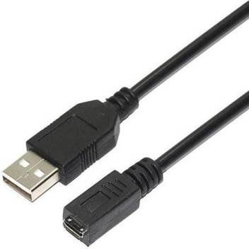 Atekt Micro Usb Type B Female To Usb 2 0 Type A Male Connector Cable Adapter Converter Otg For Morpho 1300 E2 E3 Finger Print Scanners Usb Adapter Black 0 06 M Micro Usb Cable