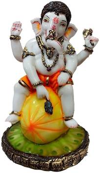 S A Gifts Lord Bal Ganesh On Modak Ganpati Idol For Home Temple Decorative Showpiece 30 Cm Price In India Buy S A Gifts Lord Bal Ganesh On Modak Ganpati