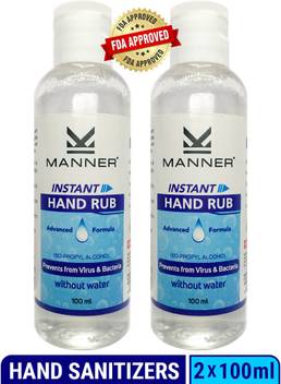 Manner Instant Gel Quick Drying Advanced Formula With Complete