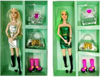Poksi Elegant Girl Doll In Beautiful Shimmer Dress With Crown Handbag And Boots Pack Of 2 Elegant Girl Doll In Beautiful Shimmer Dress With Crown Handbag And Boots Pack Of 2 Select the department you want to search in. flipkart