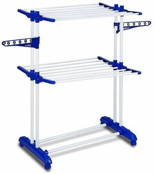 Parasnath Stainless Steel Floor Cloth Dryer Stand Prime Steel Mini Poll Clothes Drying Stand With Breaking Wheel System Made In India Price In India Buy Parasnath Stainless Steel Floor Cloth Dryer