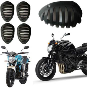 Vizzard Vz0004 Fz Motorcycle Indicator Black Grill Pack Of 4