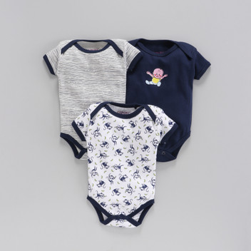 navy blue bodysuit baby