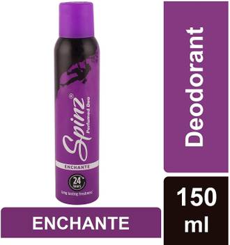 Spinz Enchante Perfume Deodorant Perfume Body Spray For Women Price In India Buy Spinz Enchante Perfume Deodorant Perfume Body Spray For Women Online In India Reviews Ratings Flipkart Com M.r.p ₹ 190.00 ₹ 95.00.