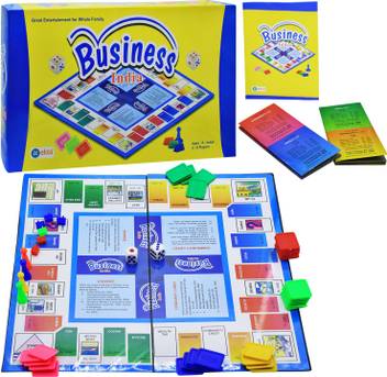 Ekta Business India A Board Game Of Buying Selling Banking Mortgaging Etc Kids Toys Games Bonanza Buy Business Game Online Money Assets Games Board Game Business India A Board Game