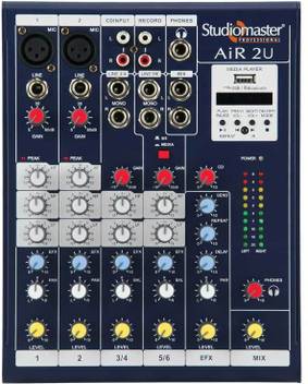 Studiomaster Air 2u 2 Channel With Bluetooth Echo Digital Sound Mixer Price In India Buy Studiomaster Air 2u 2 Channel With Bluetooth Echo Digital Sound Mixer Online At Flipkart Com