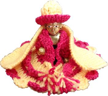 Kindlecraft Laddu Gopal Winter Dress For Size No 3 Handmade By