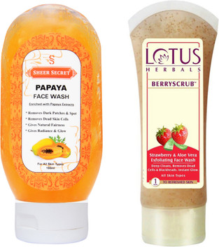 lotus papaya face wash