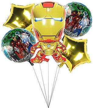 Flipkart Com Hatello Printed Iron Man Happy Birthday Party Set Foil Balloons Pack Of 5 In Total Balloon Bouquet Balloon Bouquet Oh yeah, and it's also my birthday today as well. inr
