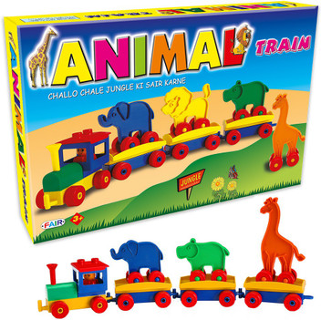 animal train set