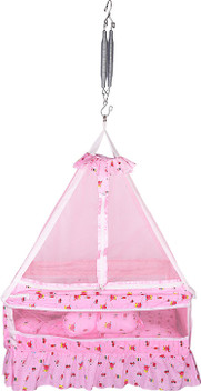 baby hanging cradle with mosquito net