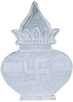 Pandit Nm Shrimali Pure Silver Pooja Kalash With Coconut Shape With Swastik Design 0 2x3x4cm 5 5gm Decorative Showpiece 4 Cm Price In India Buy Pandit Nm Shrimali Pure Silver Pooja Kalash We at rudra centre offer spiritual healing items, meditation the coconut and beetle nut form an integral part of all hindu puja rituals. flipkart