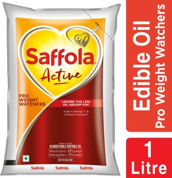 Saffola Active Pro Weight Watchers Blended Oil Pouch Price In India Buy Saffola Active Pro Weight Watchers Blended Oil Pouch Online At Flipkart Com