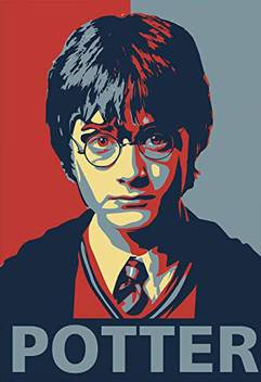 Harry Potter Posters For Room Office Home Hall Wall Sticker 3d
