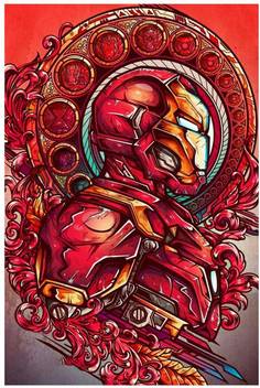 Iron Man Avengers Poster Poster For Kids Room Decoration Wall Decor High Resolution 300 Gsm 18x12 Paper Print Decorative Posters In India Buy Art Film Design Movie