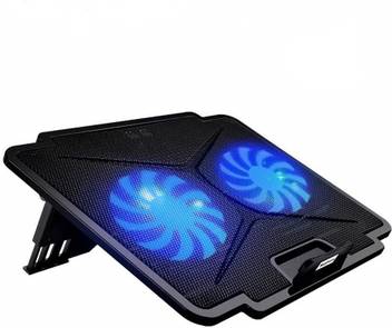Coolcold K24 Laptop Cooling Pads Gaming Cooler Pad With Fan And Led Light Usb Port Adjustable Stand For 12 15 6 Inch Laptops Desk Cooling Pad Coolcold Flipkart Com