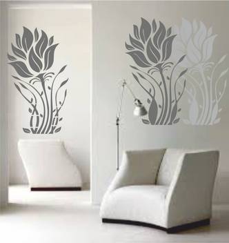 Grapits All Over Reusable Pvc Wall Stencil For Home Decoration