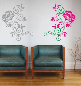 Grapits All Over Reusable Pvc Wall Stencil For Home Decoration