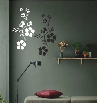 Grapits All Over Reusable Pvc Wall Stencil For Home Decoration