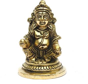 Susajjit Decor Lord Kuber God Of Wealth Brass Statue For Car Dashboard Decorative Showpiece 7 5 Cm Price In India Buy Susajjit Decor Lord Kuber God Of Wealth Brass Statue For