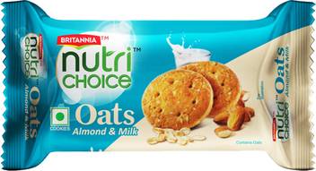 Britannia Nutrichoice Oats Cookies Milk Almond Price In India Buy Britannia Nutrichoice Oats Cookies Milk Almond Online At Flipkart Com These biscuits contain a rich blend of wheat flour and wheat bran to give you the goodness of taste and health. britannia nutrichoice oats cookies milk almond