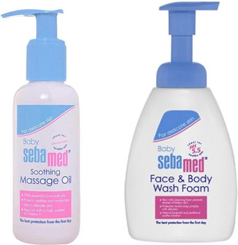 sebamed baby face and body wash