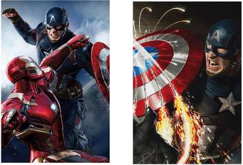 Iron Man Avengers Poster Poster Combo Poster For Kids Room Wall Decor High Resolution 300 Gsm 18x12 Paper Print Decorative Posters In India Buy Art Film Design Movie