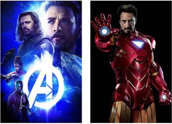 Iron Man Avengers Poster Poster Combo Poster For Kids Room Wall Decor High Resolution 300 Gsm 18x12 Paper Print Decorative Posters In India Buy Art Film Design Movie