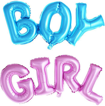 baby shower balloon letters
