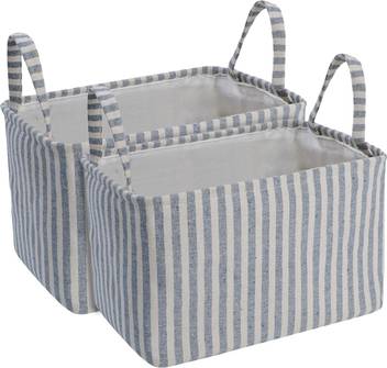 Homestorie Eco Friendly Foldable Baskets For Storage Set Of 2