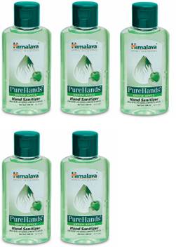 Himalaya Pure Hands Green Apple 100ml Pack Of 5 Hand Sanitizer Bottle Price In India Buy Himalaya Pure Hands Green Apple 100ml Pack Of 5 Hand Sanitizer Bottle Online In India
