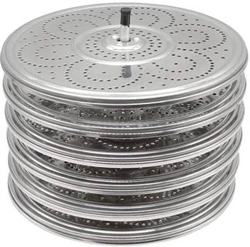 Ideal Aluminium 6 Plates Idiyappam Stand Induction Standard Idli