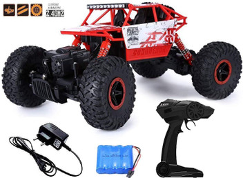 red remote control truck