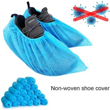 Cotton Blue Boots Shoe Cover, Toes Shoe 