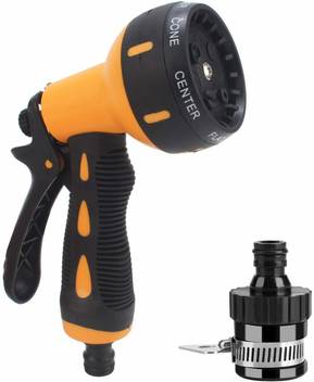 Hokipo 7 Pattern Garden Hose Nozzle Water Spray Gun Tap Adapter Set Ar1594 91 0 L Hose End Sprayer Price In India Buy Hokipo 7 Pattern Garden Hose Nozzle Water Spray Gun