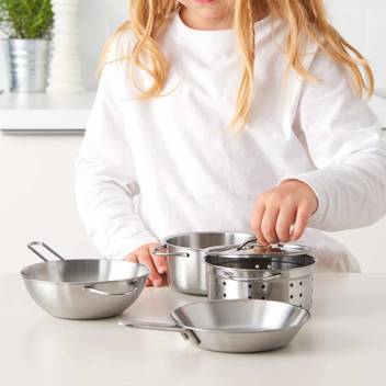Ikea Toy Cookware Set Stainless Steel 5 Piece Set Toy Cookware Set Stainless Steel 5 Piece Set Buy Cook Toys In India Shop For Ikea Products In India Flipkart Com