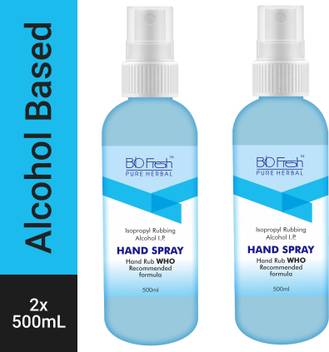 Biofresh Spray Pack Of 2 Hand Sanitizer Bottle Price In