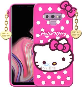 Sunshine Back Cover For Samsung Galaxy Note 9 Hello Kitty Case 3d Cute Doll Soft Girl Back Cover With Pendant Sunshine Flipkart Com