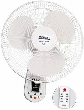 Usha Mist Air Icy With Remote White 400 Mm 3 Blade Wall Fan Price