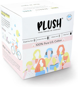 100 cotton menstrual pads