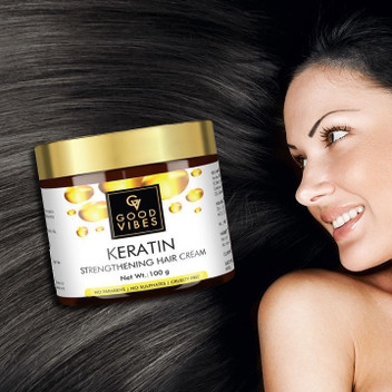 good vibes keratin straightening hair cream