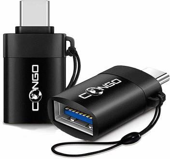 Congo 2pack Type C Otg Cable Male To Usb A 3 0 Female High Speed Data Transfer